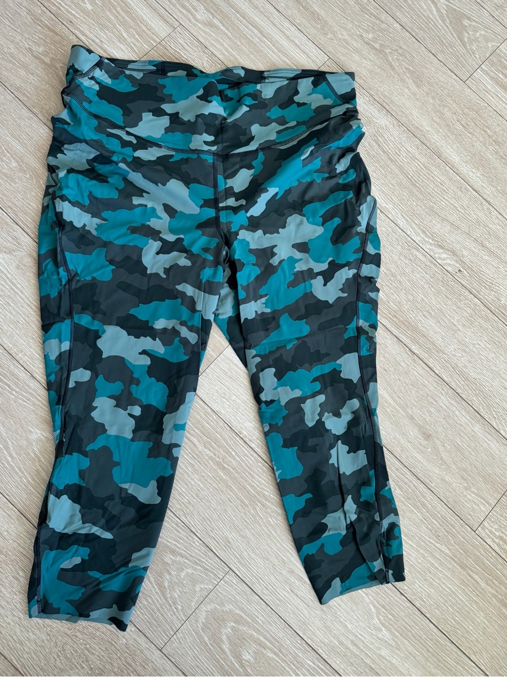 Lululemon Wunder Train Camo Pants Leggings